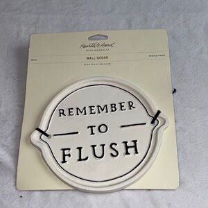 Hearth & Hand bathroom sign